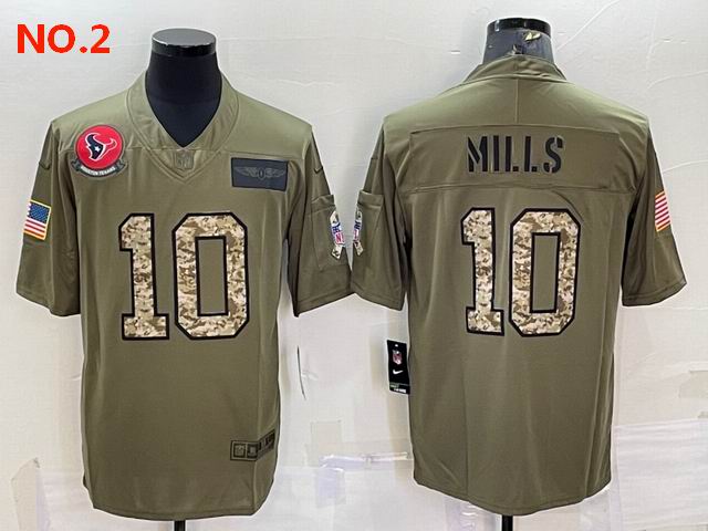 Houston Texans #10 Davis Mills Men's Nike Jersey NO.2;